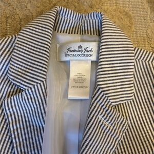 Janie and Jack Sear-sucker Special Occasion Toddler Blazer
